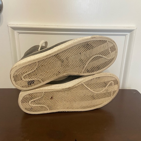 Nike blazer mid high grey suede high top sneakers GUC size 8 women's - Picture 2 of 6